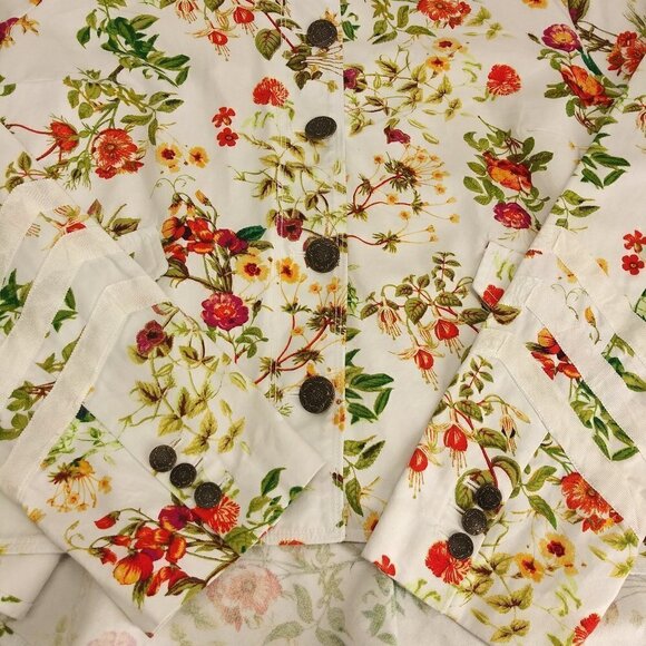 DISNEY'S Alice Through the Looking Glass Designer Collection floral jacket XL - Picture 6 of 9